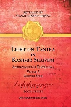 portada Light on Tantra in Kashmir Shaivism - Volume 3 (in English)