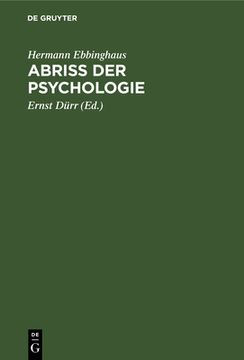 portada Abriss der Psychologie (German Edition) [Hardcover ] (in German)