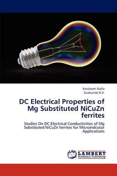portada dc electrical properties of mg substituted nicuzn ferrites (en Inglés)