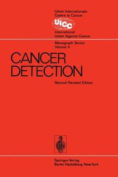 portada cancer detection: prepared by the cancer detection committee of the commission on cancer control (en Inglés)