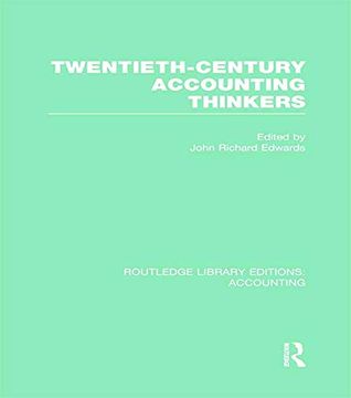portada Twentieth Century Accounting Thinkers (Rle Accounting) (en Inglés)