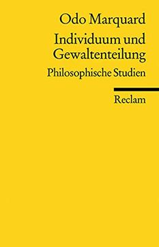 portada Individuum und Gewaltenteilung: Philosophische Studien (en Alemán)