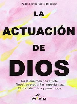 portada La Actuación De Dios (in Spanish)
