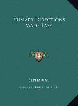 portada primary directions made easy (en Inglés)