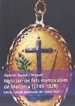 portada Noticiari de Fets Memorables de Mallorca (1749-1828)