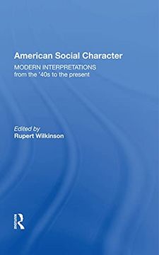portada American Social Character: Modern Interpretations From the '40S to the Present (en Inglés)