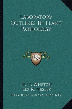 portada laboratory outlines in plant pathology