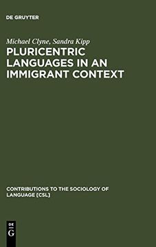 portada Pluricentric Languages in an Immigrant Context (en Inglés)