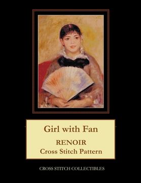 portada Girl with Fan: Renoir Cross Stitch Pattern (en Inglés)