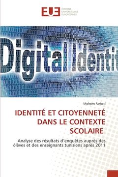 portada Identité Et Citoyenneté Dans Le Contexte Scolaire (en Francés)