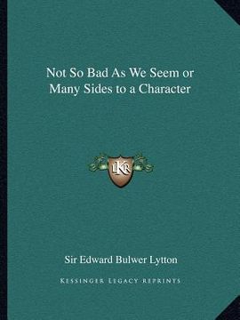 portada not so bad as we seem or many sides to a character (en Inglés)