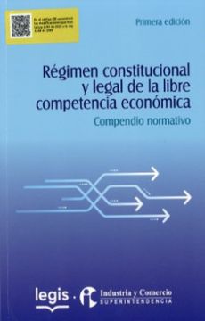 portada Regimen Constitucional y Legal de la Libre Competencia Economica (in Spanish)