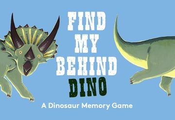 portada Find My Behind: Dino: A Memory Game (in English)