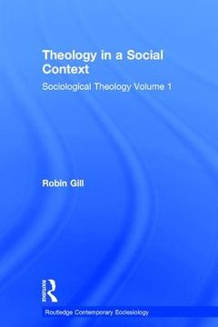 portada theology in a social context (en Inglés)