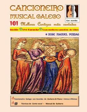 portada Cancionero Musical Gallego: 101 Cantigas galegas máis cantadas da historia (en Galego)