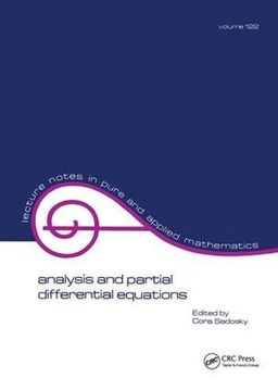 portada Analysis and Partial Differential Equations: A Collection of Papers Dedicated to Mischa Cotlar (en Inglés)