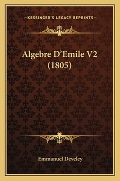 portada Algebre D'Emile V2 (1805) (en Francés)