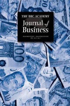 portada the brc academy journal of business (en Inglés)
