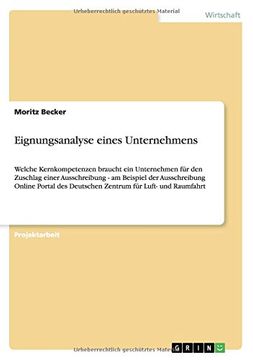 portada Eignungsanalyse eines Unternehmens (German Edition)