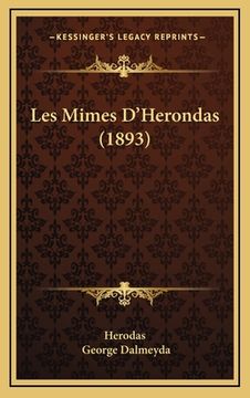 portada Les Mimes D'Herondas (1893) (en Francés)