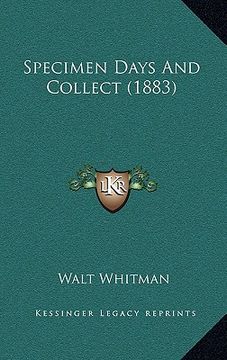 portada specimen days and collect (1883)