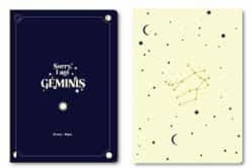 portada Tantanfan Pack 2 Cuadernos Grapados a6 Horoscopo Negro - Geminis