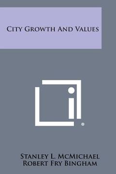 portada City Growth and Values