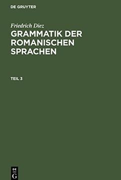 portada Grammatik der Romanischen Sprachen (German Edition) [Hardcover ] (in German)