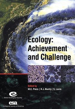 portada Ecology: Achievement and Challenge Paperback: 41St Symposium of the British Ecological Society (Symposia of the British Ecological Society) (en Inglés)