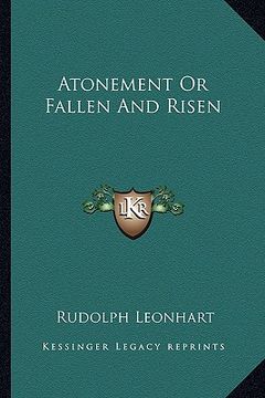 portada atonement or fallen and risen (en Inglés)