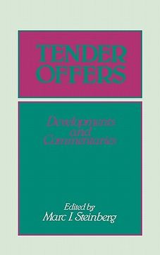 portada tender offers: developments and commentaries (en Inglés)