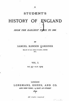 portada A Student's History of England, From the Earliest Times to 1885 