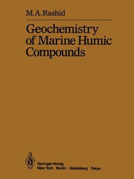 portada geochemistry of marine humic compounds (en Inglés)