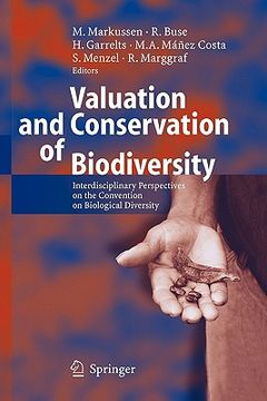 portada valuation and conservation of biodiversity: interdisciplinary perspectives on the convention on biological diversity