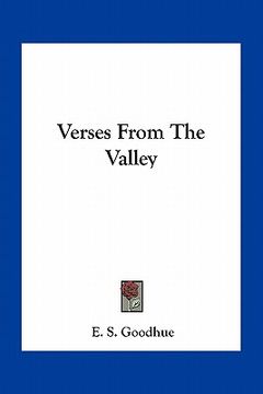 portada verses from the valley (en Inglés)