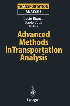 portada advanced methods in transportation analysis (en Inglés)