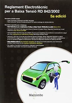 portada Reglament Electrotècnic per a Baixa Tensió 5º ed (in Spanish)