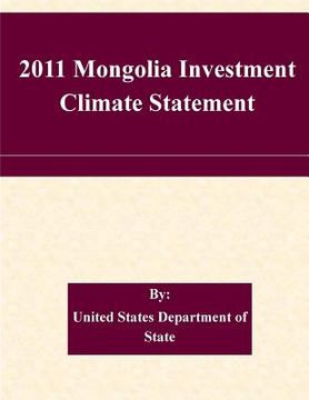 portada 2011 Mongolia Investment Climate Statement (en Inglés)