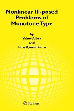 portada nonlinear ill-posed problems of monotone type