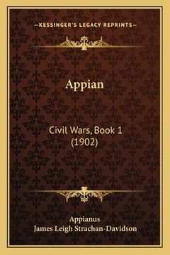 portada Appian: Civil Wars, Book 1 (1902)