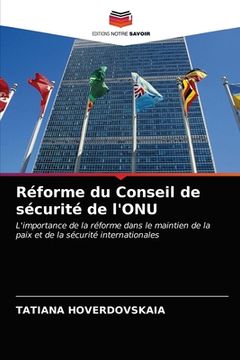 portada Réforme du Conseil de sécurité de l'ONU