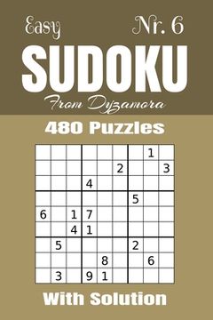 portada Easy Sudoku Nr.6: 480 puzzles with solution (en Inglés)