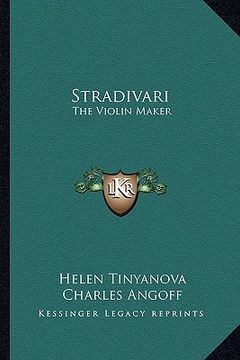 portada stradivari: the violin maker (en Inglés)