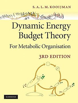 portada Dynamic Energy Budget Theory for Metabolic Organisation (in English)
