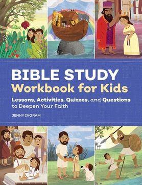 portada Bible Study Workbook for Kids: Lessons, Activities, Quizzes, and Questions to Deepen Your Faith (en Inglés)