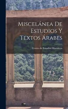 portada Miscelánea de Estudios y Textos Árabes