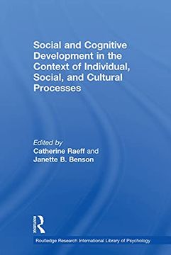 portada Social and Cognitive Development in the Context of Individual, Social, and Cultural Processes (en Inglés)