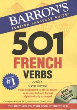 portada Barron s 501 French Verbs 6Ed. Teachers 1 W/Cdrom (en Francés)