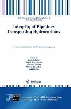 portada integrity of pipelines transporting hydrocarbons: corrosion, mechanisms, control, and management (en Inglés)