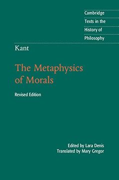portada Kant: The Metaphysics of Morals (Cambridge Texts in the History of Philosophy) (in English)